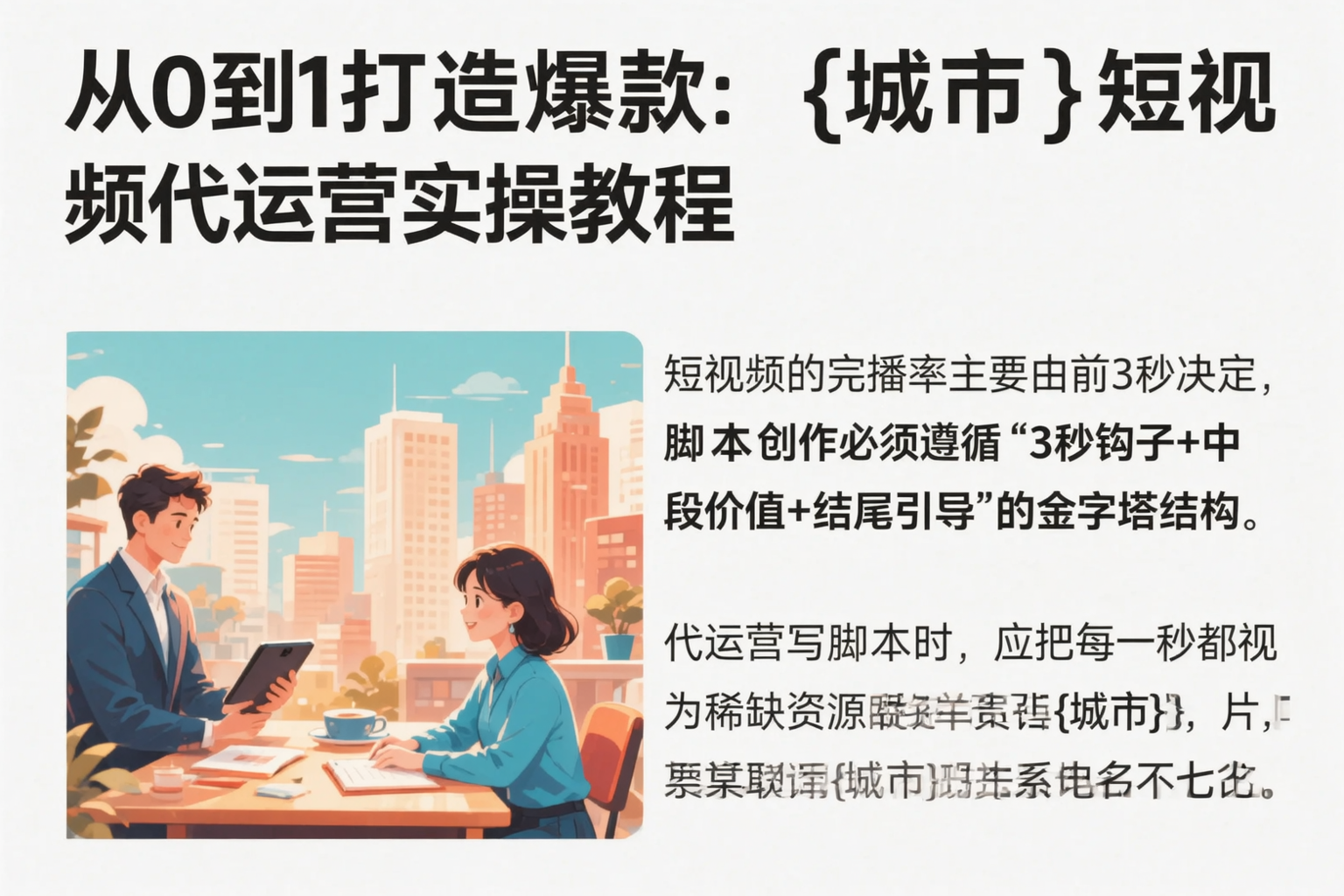 从0到1打造爆款:穆棱短视频代运营实操教程