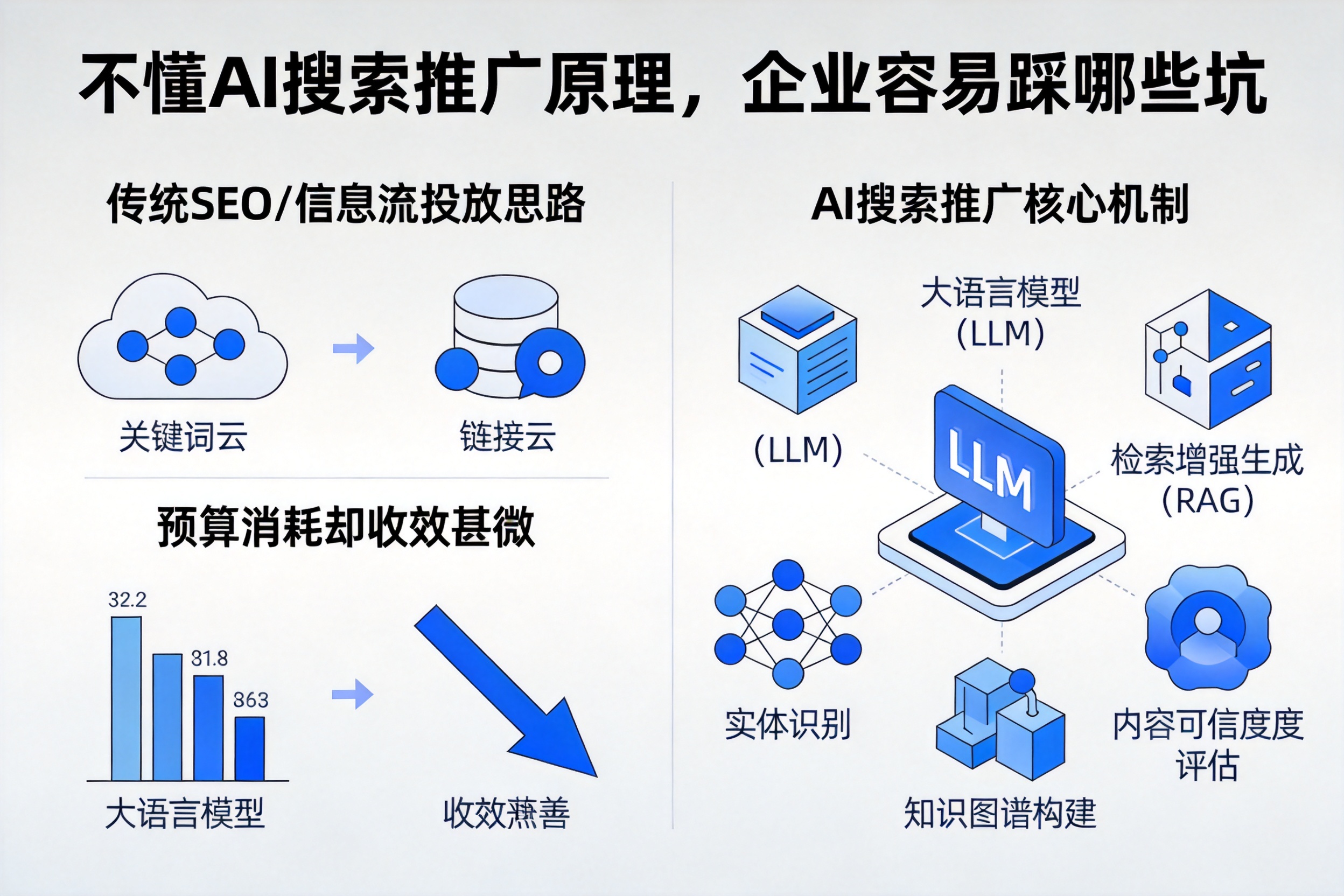 不懂AI搜索推广原理，穆棱企业容易踩哪些坑