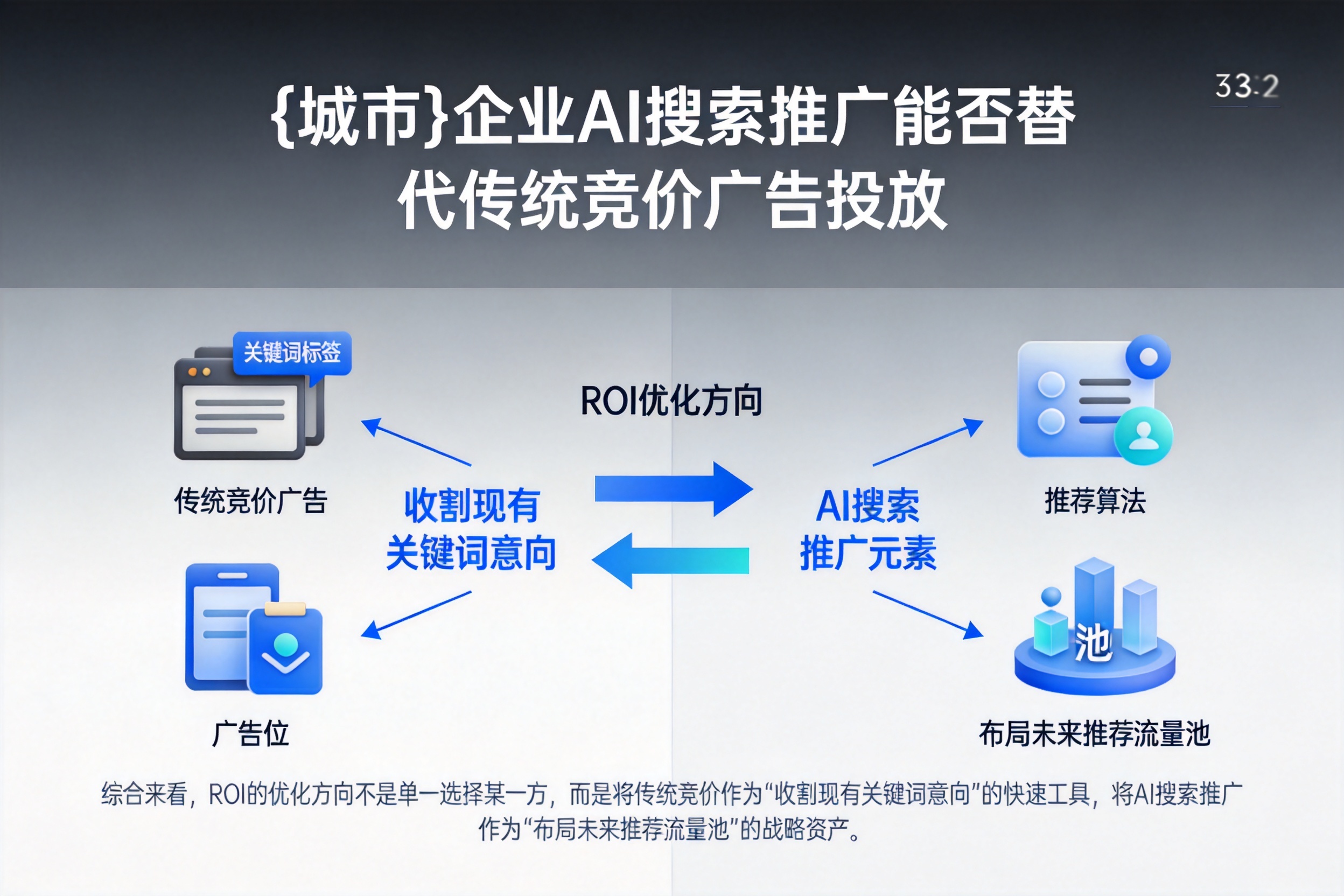 穆棱企业AI搜索推广能否替代传统竞价广告投放