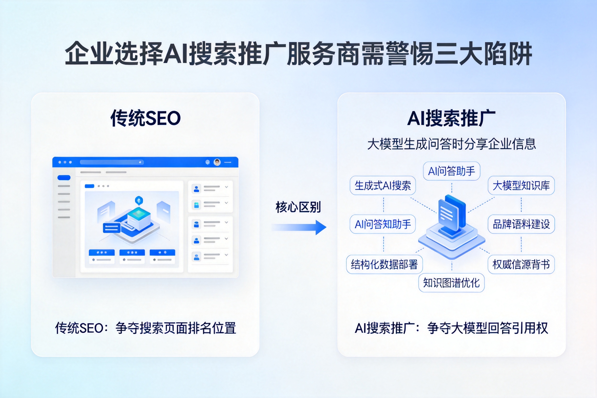 穆棱企业选择AI搜索推广服务商需警惕三大陷阱