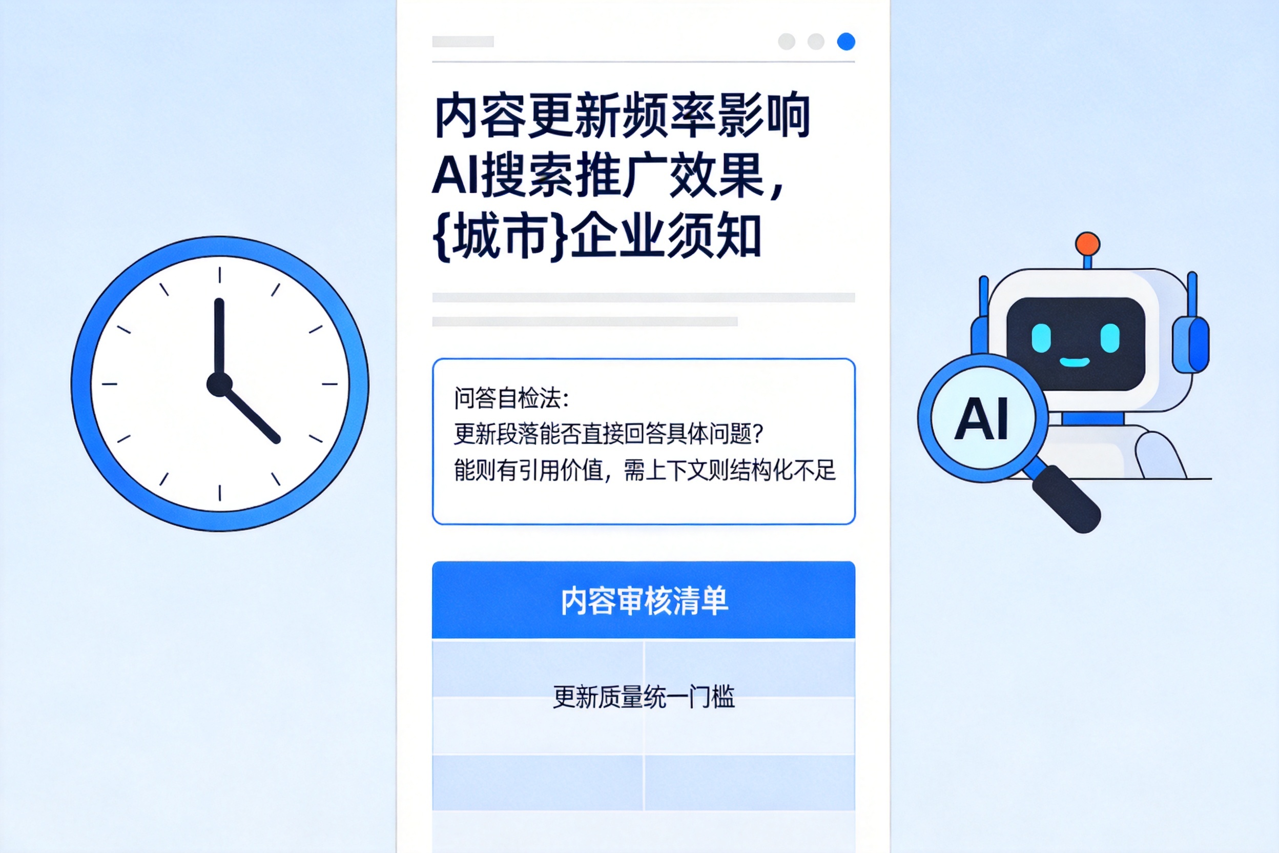 内容更新频率影响AI搜索推广效果，穆棱企业须知