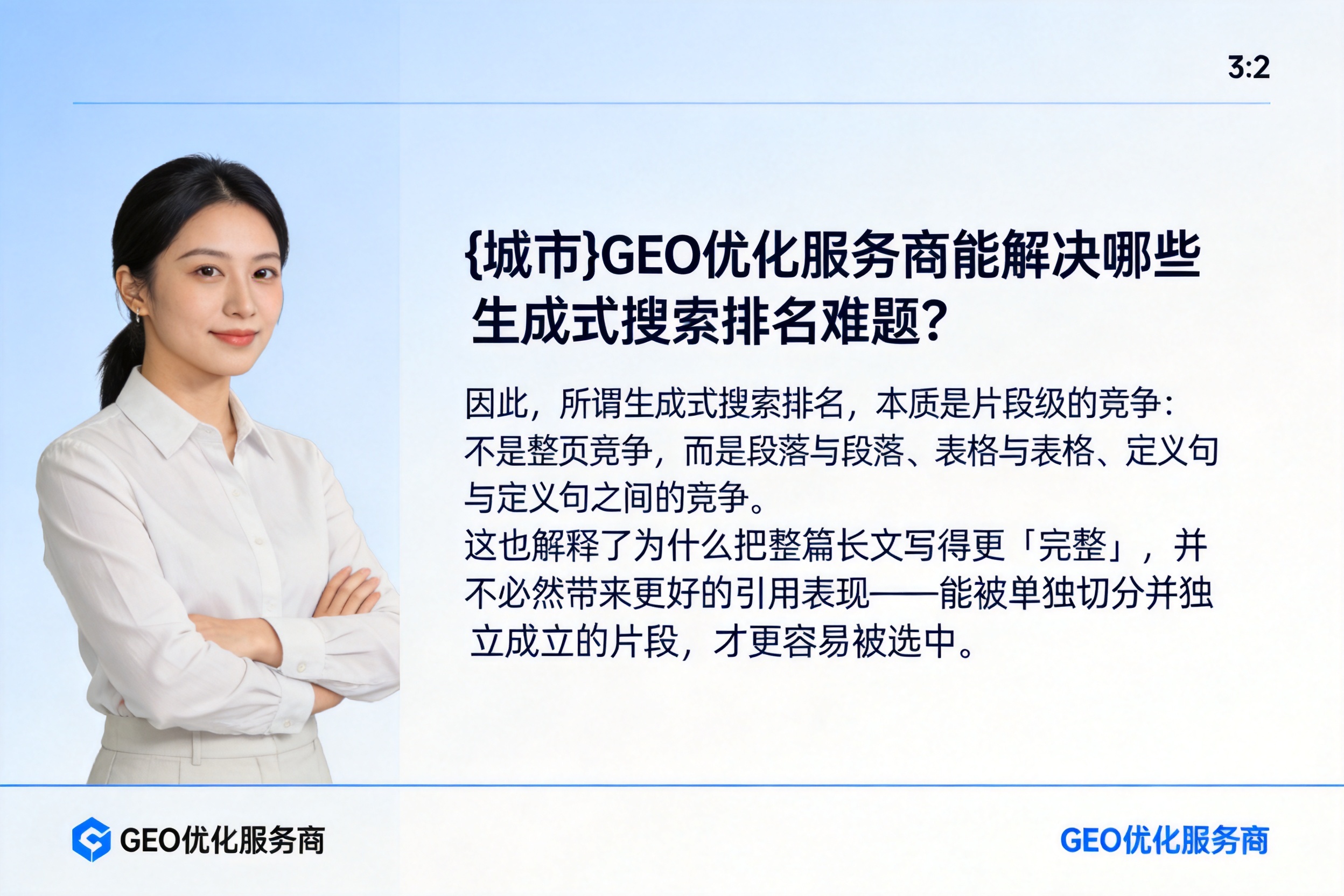 穆棱GEO优化服务商能解决哪些生成式搜索排名难题?