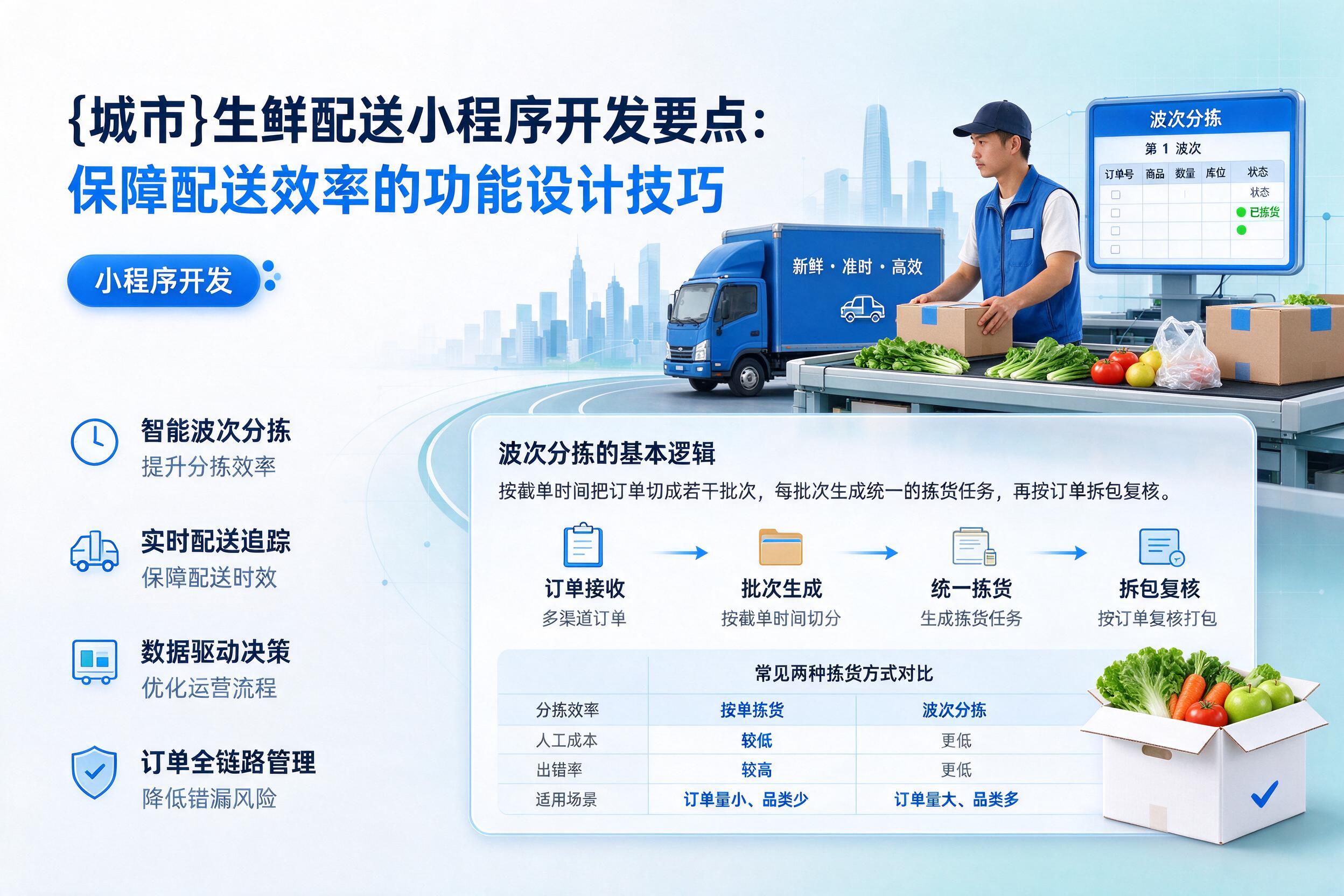 穆棱生鲜配送小程序开发要点：保障配送效率的功能设计技巧