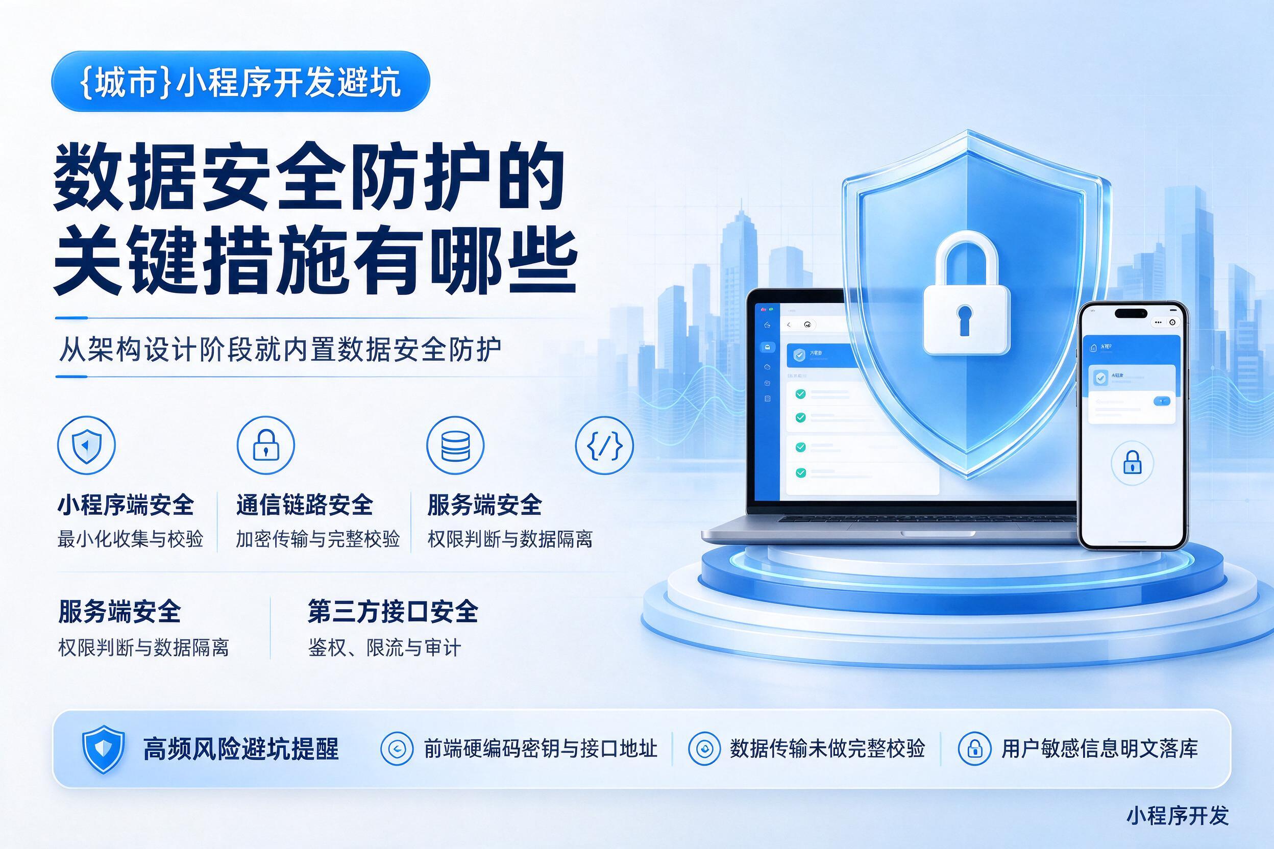 穆棱小程序开发避坑：数据安全防护的关键措施有哪些